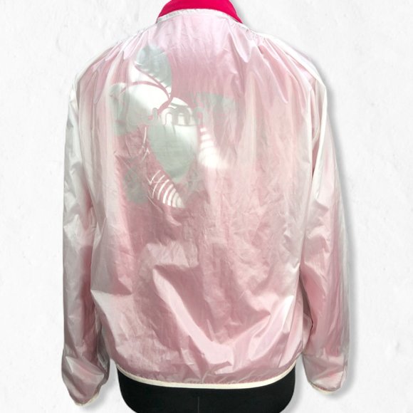 White/Pink Iridescent Puma Windbreaker XL - Picture 4 of 13